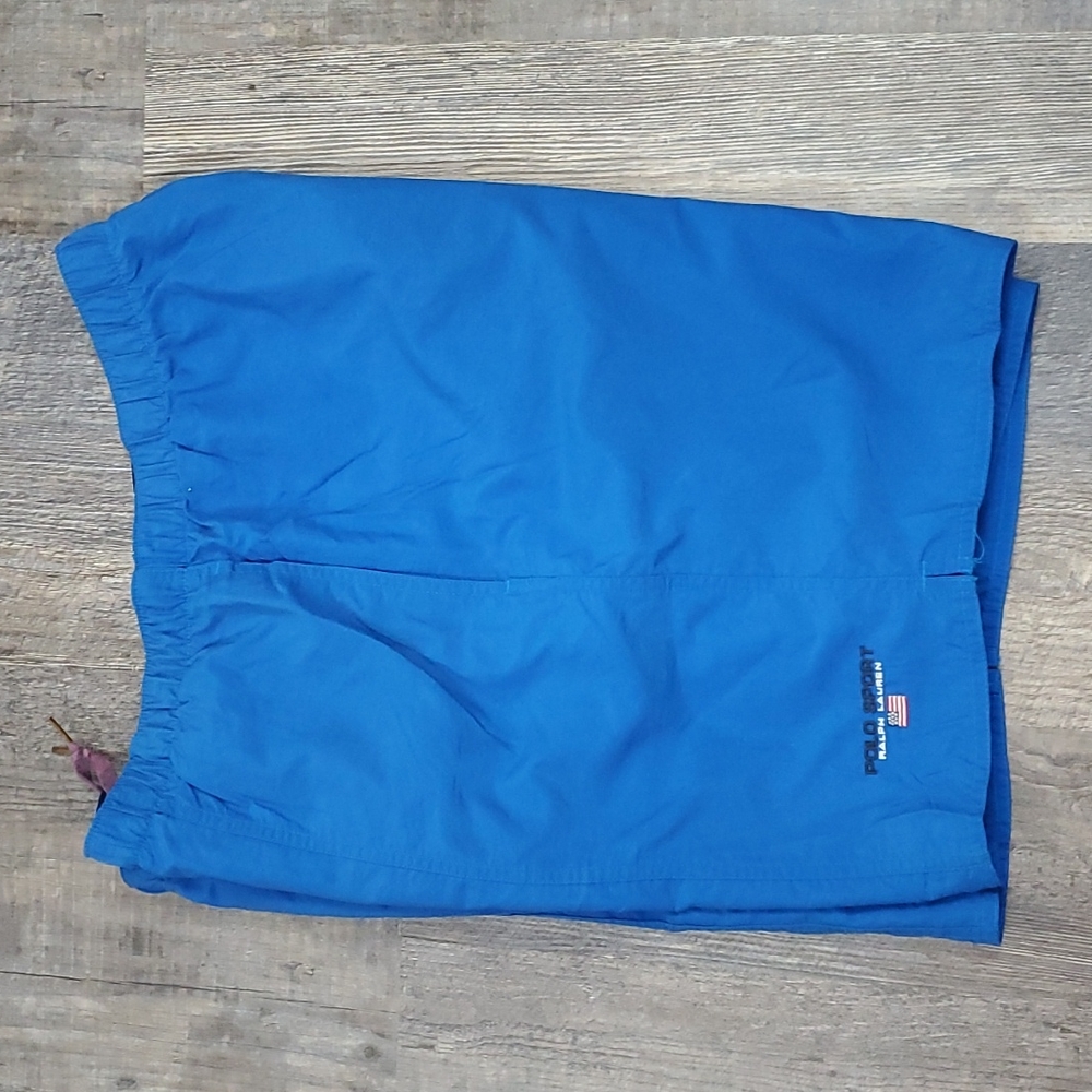Vintage Polo Sport Ralph Lauren Nylon Embroidered Logo Swim Trunk Men Size XL